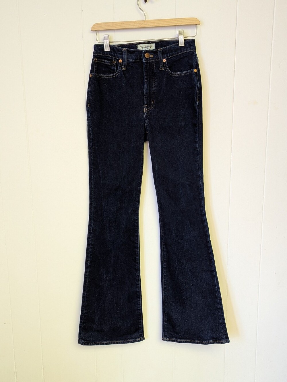 Madewell Dark Indigo Wash Skinny Flare Jeans Size 26